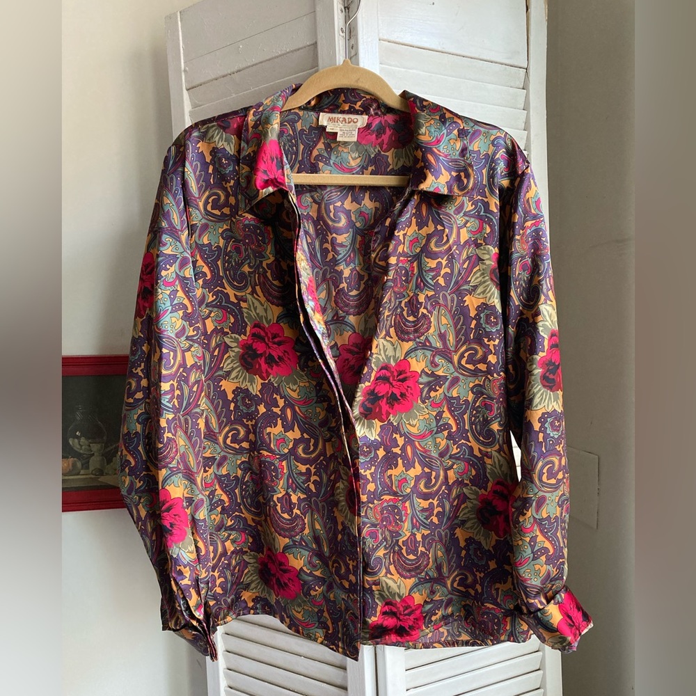 Vintage floral blouse